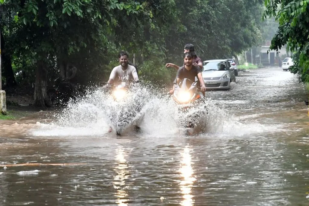 Roads Left Waterlogged